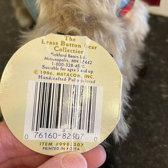 Pickford Brass Teddy Bear Stuffed animals, stuffed animals toy - Picture 6 of 9